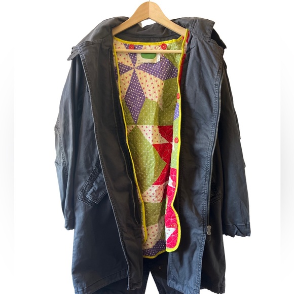 🍂 Anthropologie Fall 3 in 1 Coat Removable Quilted Vest S - Picture 4 of 17